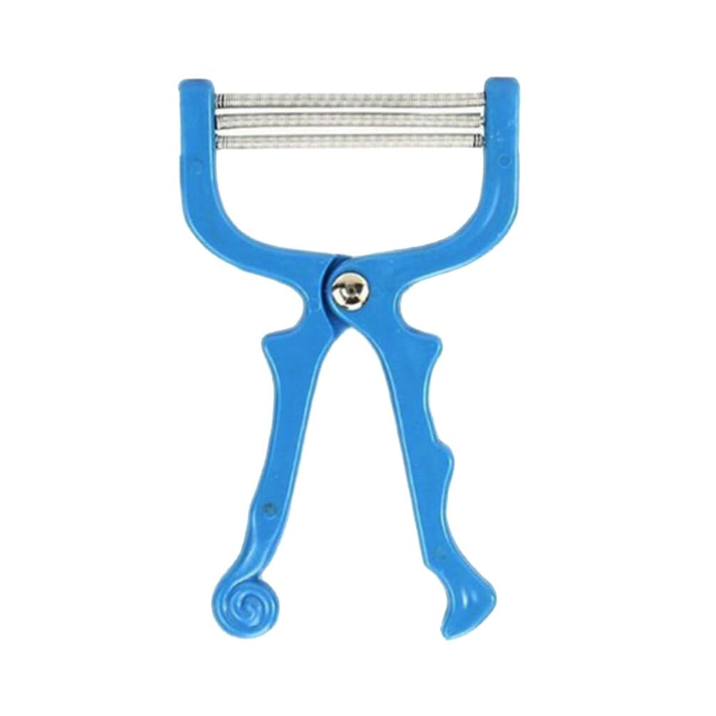FRCOLOR Facial Hair Remover Epilator - Painless Miss Hair Removal Device with Spring Facial Threading Stick