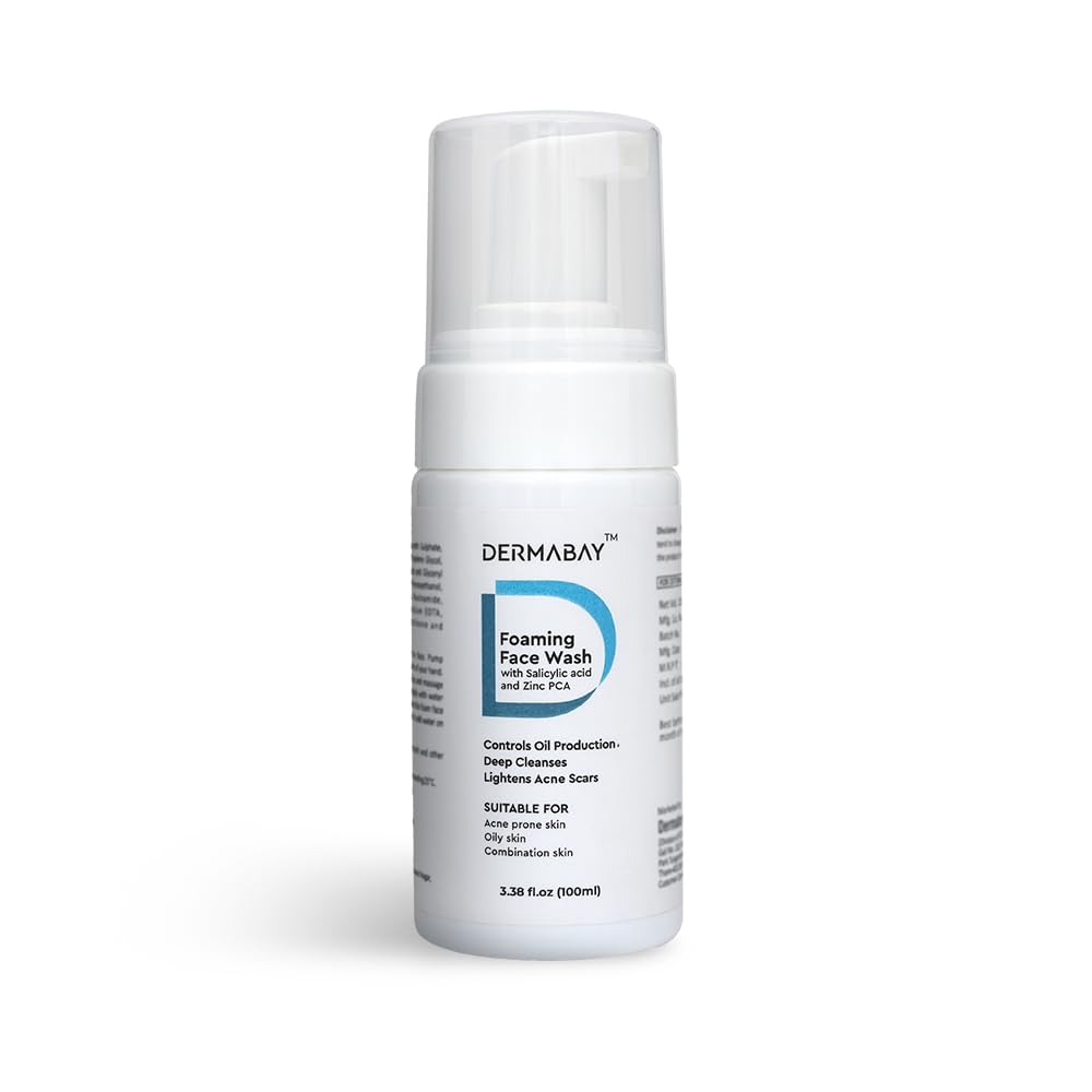Dermabay Skin Refreshing Foaming Face Wash | Suitable For Acne Prone Skin, Oily Skin | Controls Oil Production | Deep Cleansed |