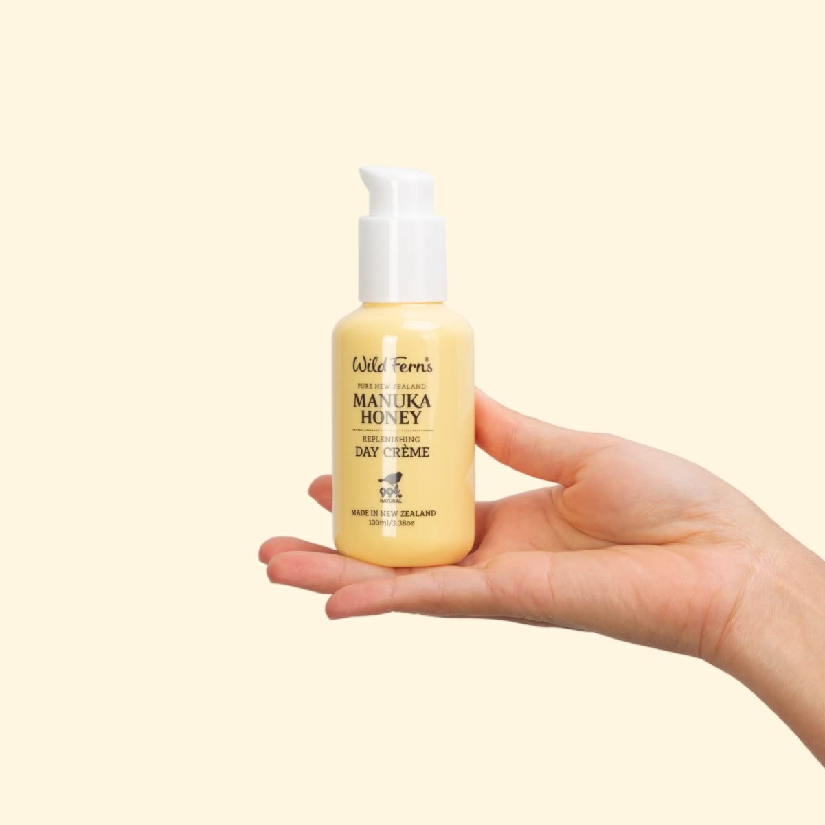 Wild Ferns Manuka Honey Replenishing Day Crme, 99% Natural, 100 Milliliters