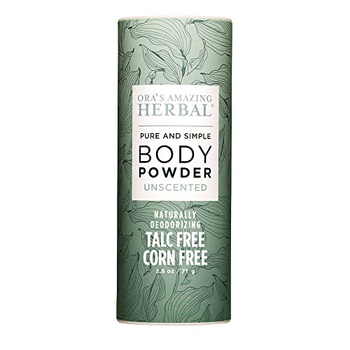 Fragrance Free Body Powder, Scent Free Powder, Unscented Talc Free Talcum Powder, After Waxing, Sugaring, Foot Powder, Unscented