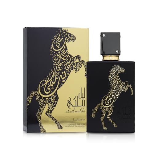 Lattafa Perfumes Lail Maleki For Unisex Eau De Parfum Spray, 34 Ounce