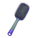 GOODY Detangle It Paddle Hair Brush, Purple, Grey, Green, Pack of 3