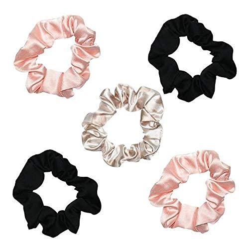 Kitsch Satin Hair Scrunchies for Women - Softer Than Silk Scrunchies for Hair | Satin Scrunchies for Girls & Stylish Satin Hair