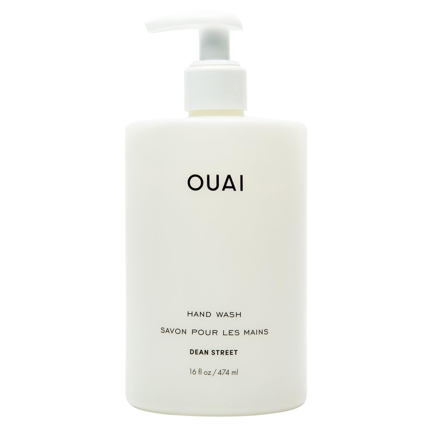 Ouai Hand Wash - Liquid Hand Soap With Jojoba, Avocado, & Rose Hip Oil For Replenished Skin - Gentle Exfoliating Bathroom + Kitc
