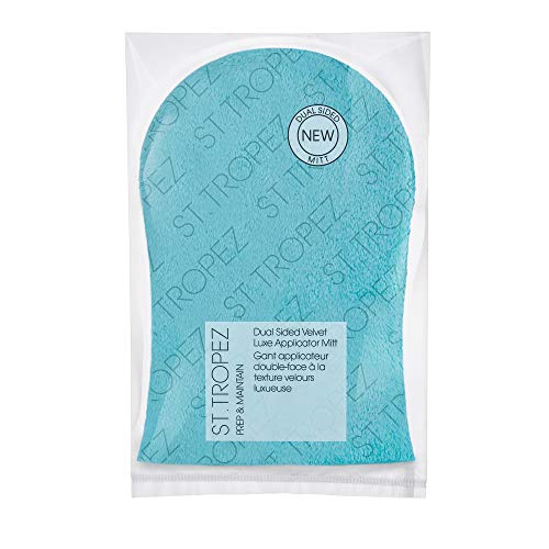 St.Tropez Double-Sided Luxe Velvet Applicator Mitt Soft Self Tanning Mitt For A Flawless Finish Waterproof Tanning Mitt For A Sm