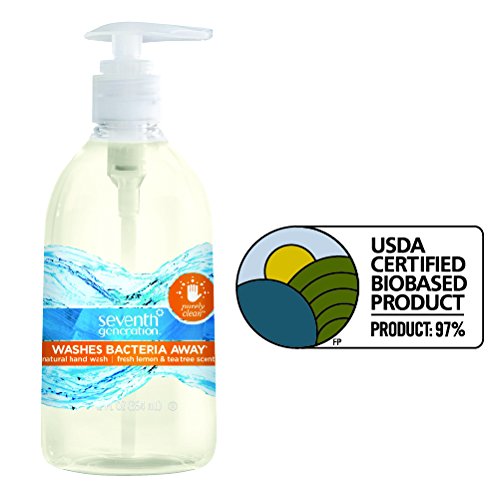 Seventh Generation Hand Wash, Purely Clean, Fresh Lemon & Tea Tree Scent, 12oz