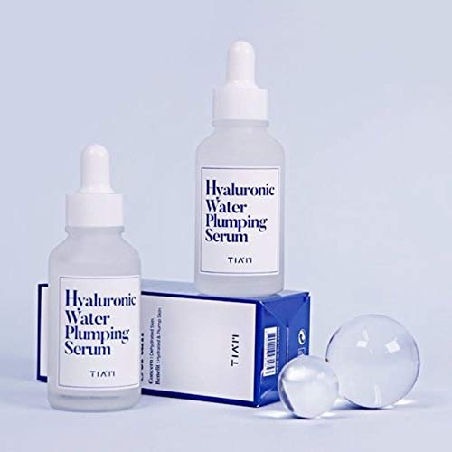TIAM Hyaluronic Water Plumping Serum, Hyaluronic Acid Serum for Face with Panthenol, Hydrating, Moisturizing, Plumping Fine Line
