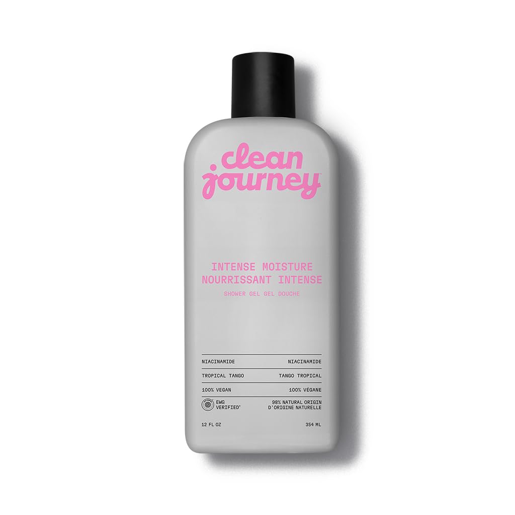 Cleanjourney Body Wash, Ewg Verified Shower Gel With Niacinamide And Glycerin, Clean Ingredients, Vegan, Intense Moisture, Tropi