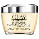 Olay Regenerist Shea Butter + Peptide 24 Rich Cream Face Moisturizer, Fragrance Free, 1.7 Oz (48G)