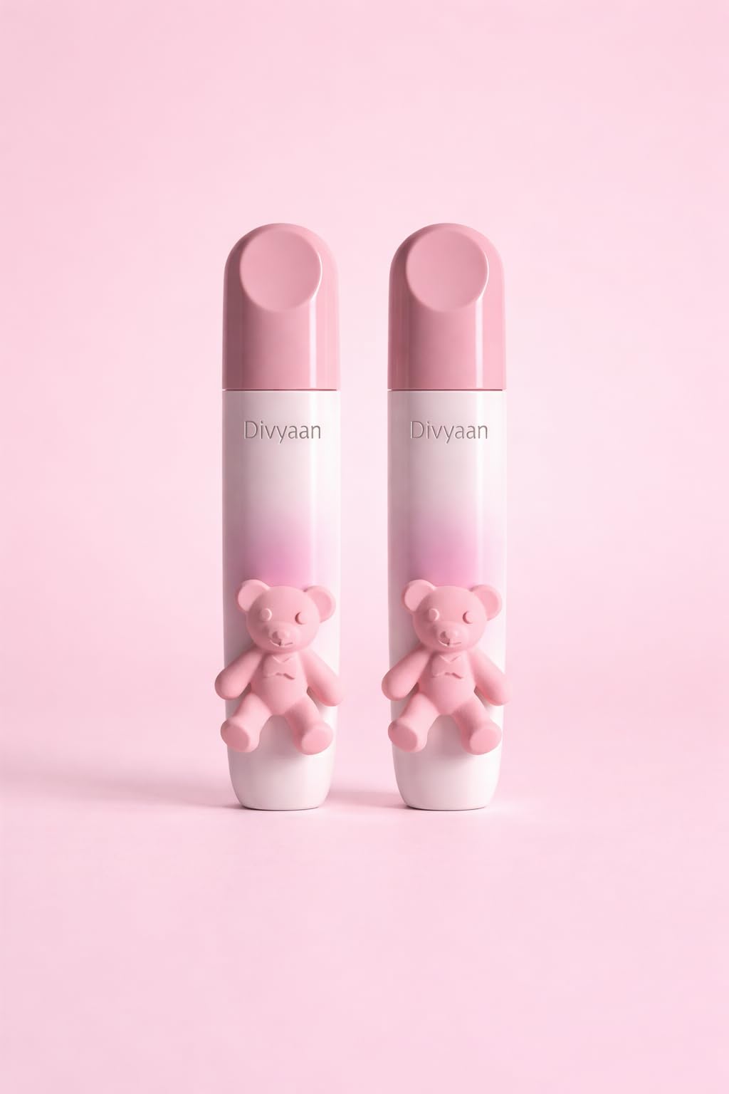 Korean Cute Bear Lip Gloss Moisturizing Lip Stain Hydrating Non Sticky Smooth Lip Care High Shine Natural Tint Portable Compact 