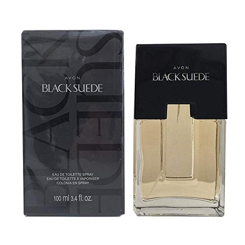 Avon Black Suede For Men Eau De Toilette Spray - 3.4 Ounce