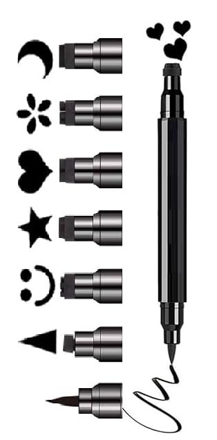Eyeliner With Star Stamp Smudge Proof And Long Lasting Pack Of 1
