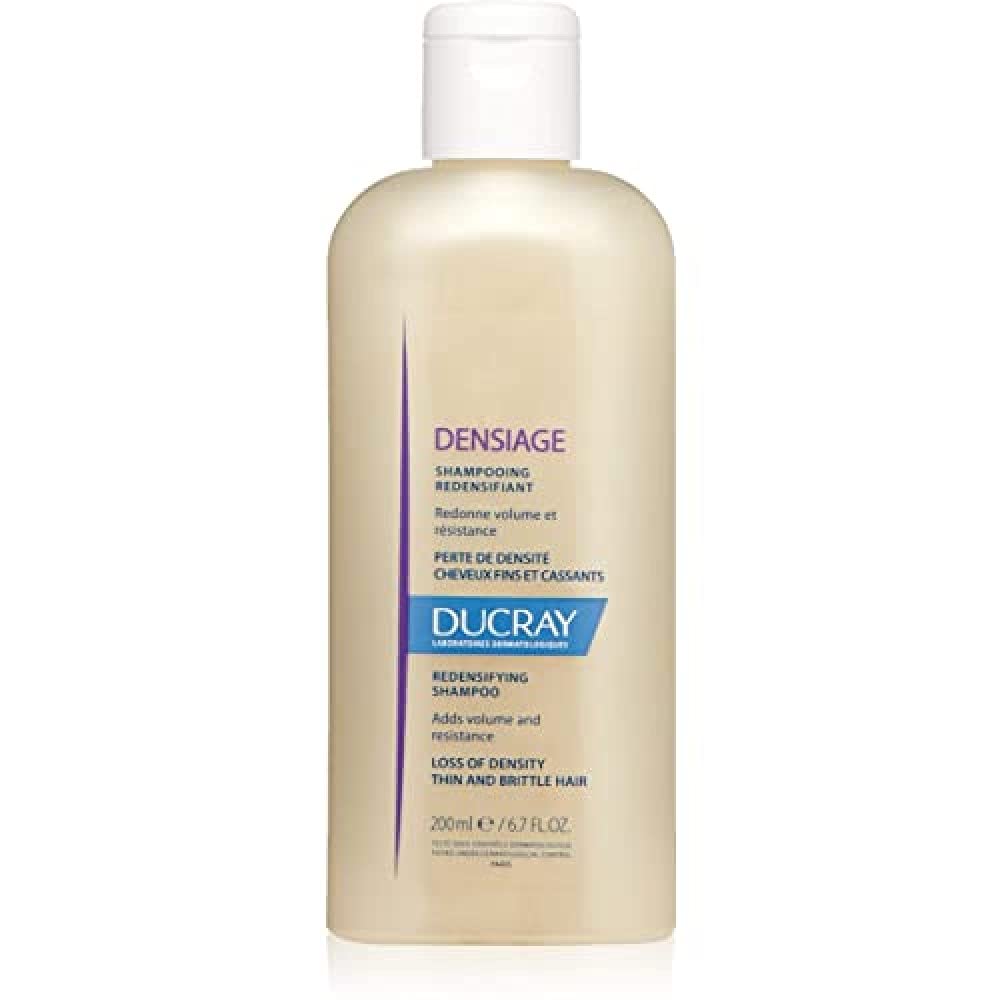 Ducray Densiage Redensifying Shampoo, Enhance Strength & Density, Brittle Aging Hair, 6.7 oz.