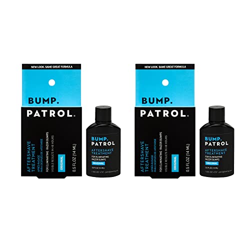 Bump Patrol Original Formula After Shave Bump Treatment Serum - Razor Bumps, Ingrown Hair Solution for Men and Women - 0.5 Ounce