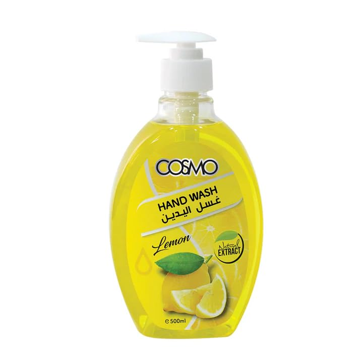 Cd Cosmo Designs Lemon Hand Wash DeepCleansing, Hydrating Formula For Healthy Hands Elegant, Refreshing Lemon Fragrance  500Ml