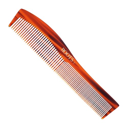 Roots  Classic Brown Dressing Comb  Designed With Dual Wide And Fine Tooth Hair Comb For Men And Women  Style Your Hair Hassl