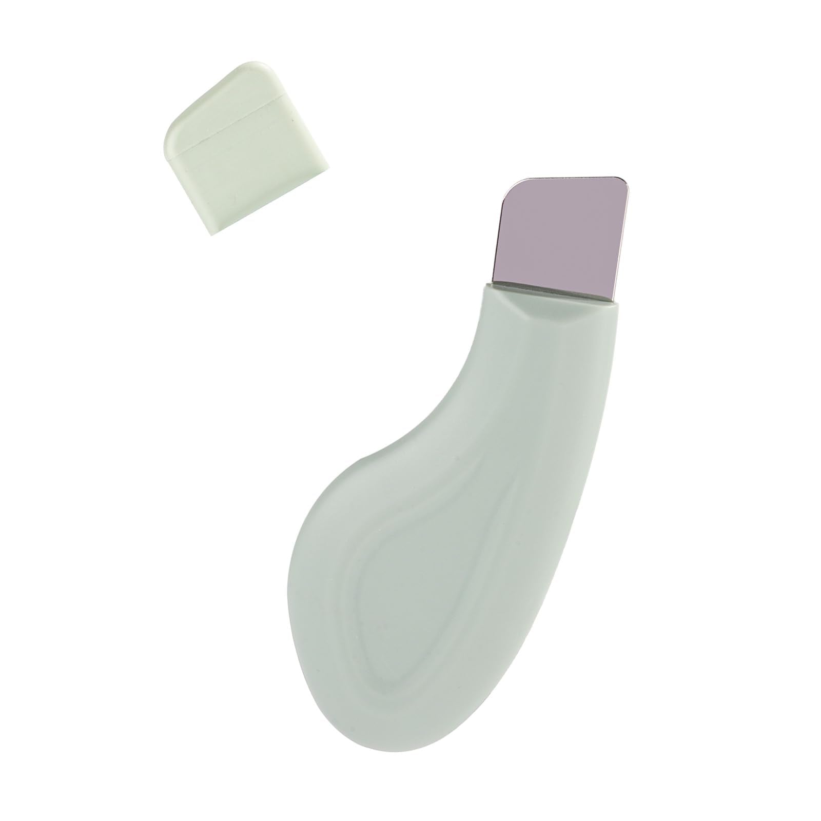 Tinoaly Silicone Nose & Face Blackhead Remover, Deep Clean Skin Pore Spatula, Green, Silicone & ABS, 9.6x3.8x1.21cm/3.78x1.5x0.4