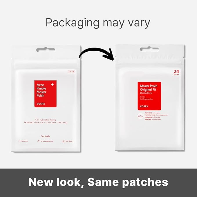Cosrx Acne Pimple Patch Absorbing Hydrocolloid Original 3 Size Patches For Blemishes And Zits Cover, Spot Stickers For Face And