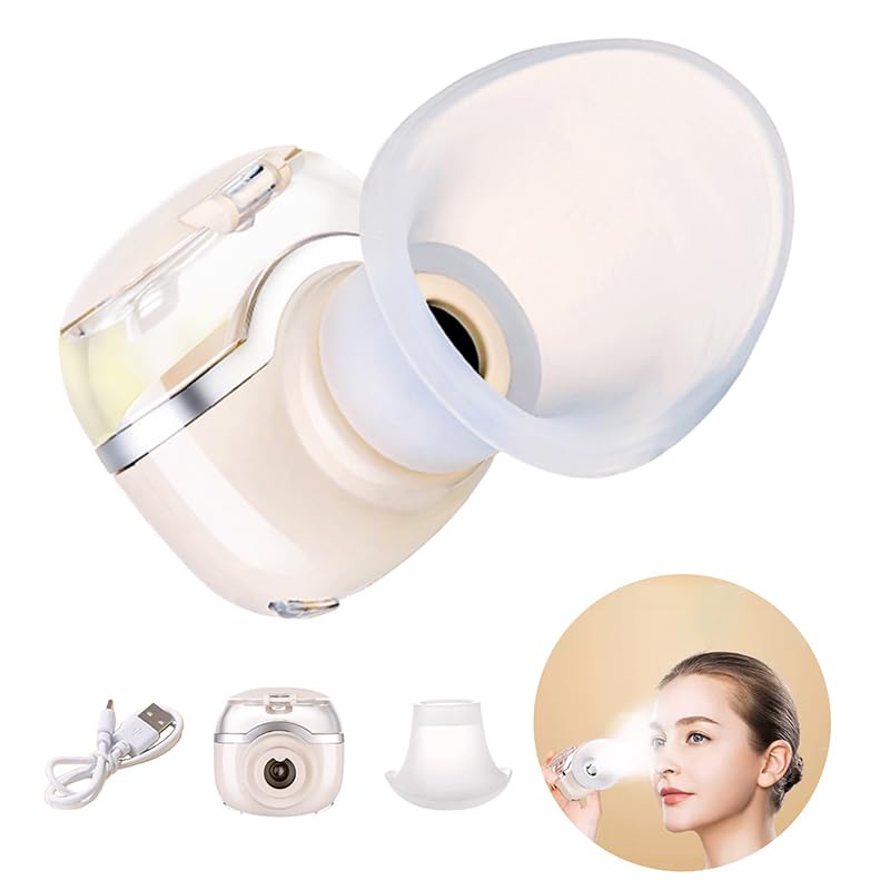 Johncase Eye Heated Nano Mist Spraye Portable Warm Compress Eyes Mister for Eyelid,Eye Skin SPA Eye Steam Relief Dry Eyes and St