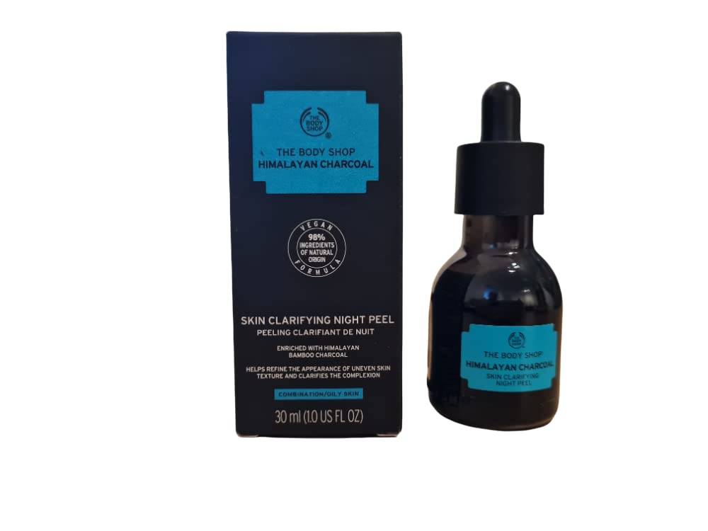 The Body Shop Himalayan Charcoal Skin Clarifying Night Peel, Vegan, Taupe