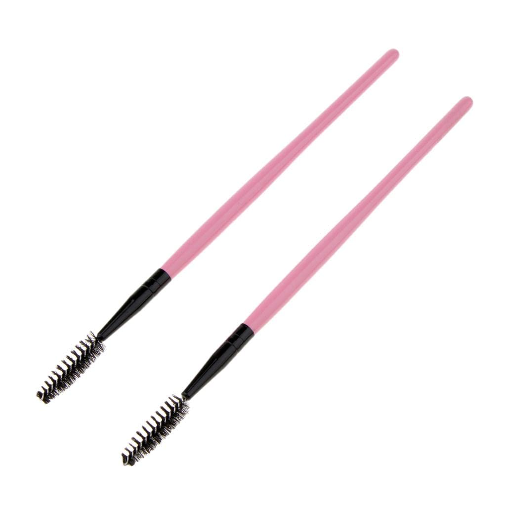 Heavenglow 2Pcs Reusable Nylon Mascara Wands Makeup Eyelash Extension Brush Wood Handle Purple|Health & Beauty | Makeup | Makeup