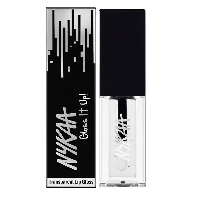 Nykaa Gloss It Up! High Shine Transparent Lip Gloss, ClearLy Giving  10, NonSticky, 5Ml