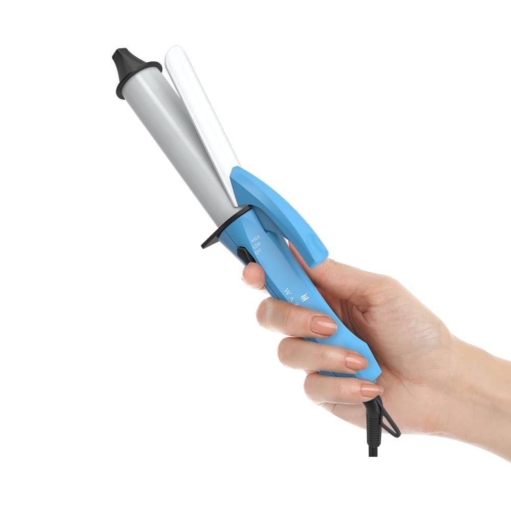 Ceramic Mini Curling Iron For Short Hair, Compact Lightweight Hair Curler For Travel, 1 Inch Heat-Up Fast Curling Wand For Touch