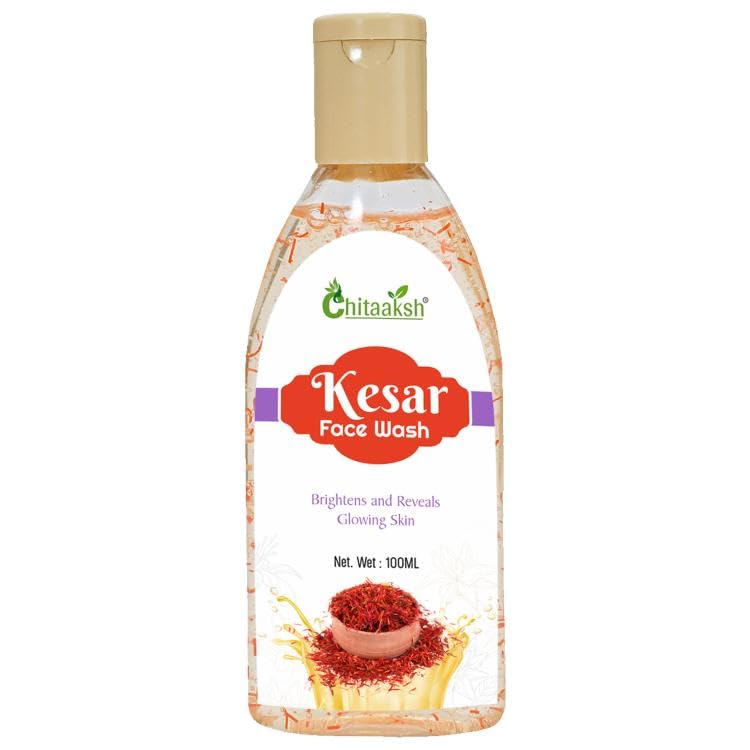 Kesar Face Wash | Brightening Face Wash With Vitamin C | For Women & Men | Sulphate & Paraben Free | 100Ml