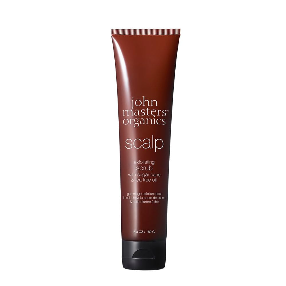 John Masters Organics Scalp Exfoliating Scrub 5 Fl Oz | 70% Organic Ingredients | Organic Tea Tree Oil | Thinning Hair | Sustain