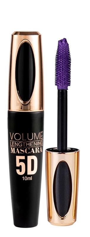 Waterproof Sweatproof Smudge Proof Mascara  5D Volumizing Lengthening Multidimensional Effect  Natural Daily Brown Black Color