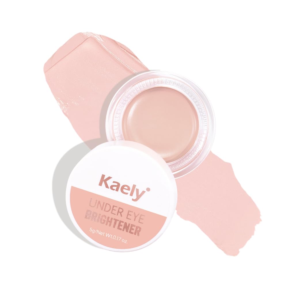 Kaely Under Eye Brightener, Conceal Brighten Dark Circles, Color Correcting Pot Concealer For Dark Circles, Corrector De Ojeras,
