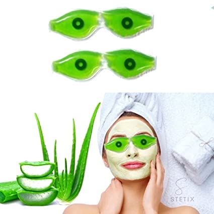 Shree Raghuvir (Pack Of 9)Latest Branded Perfect For Fitness Aloe Vera Cool Gel Eye Mask Summer Winter Monsoon Ice Cooling Sleep