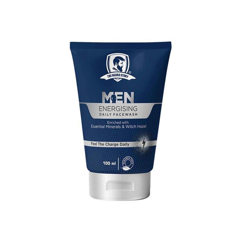 The Beard Story Anti-Pimple Face Wash For Men Daily Energizing And Deep Cleansing, Pore Purifying Enriched With Minerals And Wit