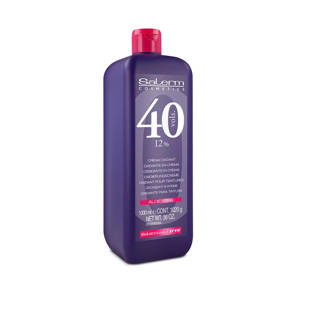 Salerm Aloe Vera Cream Oxidant 40 Volume 12% 36 Ounce