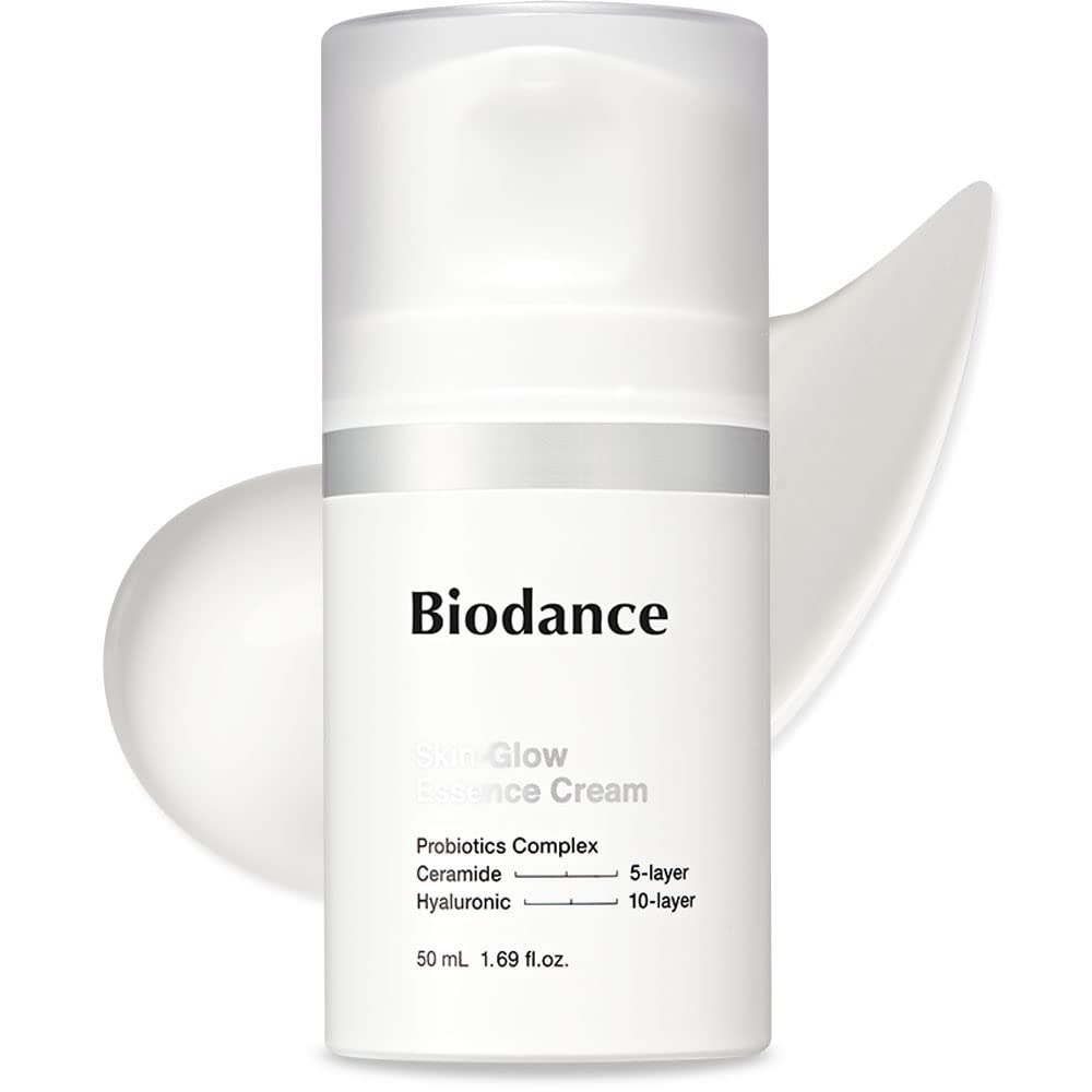 Biodance Skin-Glow Essence Cream | Korean Face Cream & Hydrating Facial Moisturizer With Ceramides, Probiotics, Hyaluronic Acid