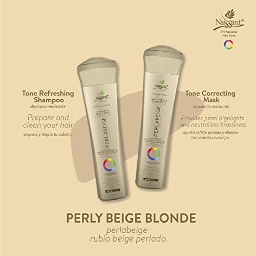 naissant Professional Hair Treatment Mask. Color Depositing, Color Intensifier and Tone Correcting Highlights. Without Salt, Par