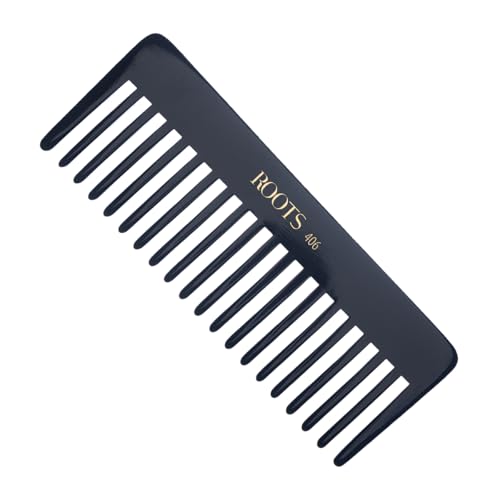 Roots  Professional Detangling & Shampoo Comb  Designed With Wide Teeth Hair Comb For Men And Women  Style Your Hair HassleF