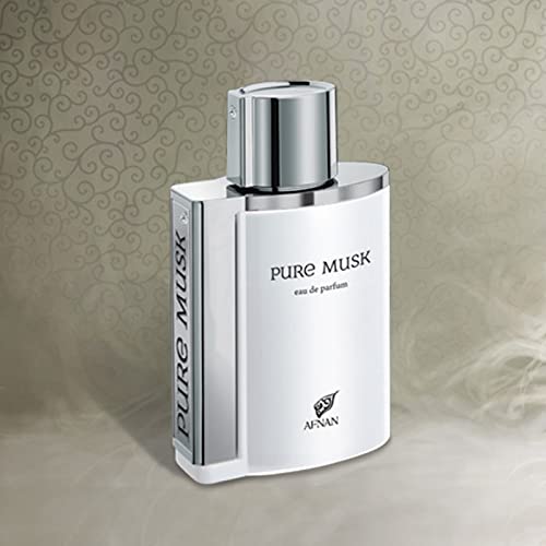 Afnan Pure Musk Unisex Eau De Perfume, 3.4 Fl. Oz
