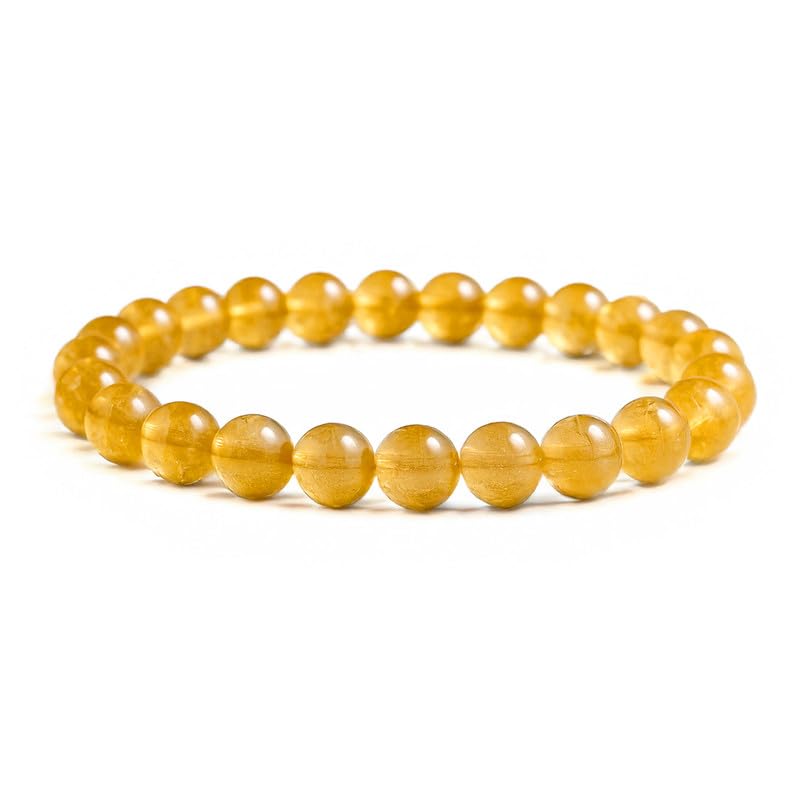 Astrotalk Citrine Bracelet | Merchant's Stone for Prosperity & Clarity | Boost Self-Belief, Focus & Abundance | Astrology Bracelet for Women & Men | Citrine Stone for Success & Joy