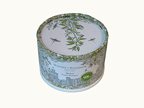 Woods Of Windsor Lily Of The Valley Body Dusting Powder With Puff For Women, 3.5 Ounce