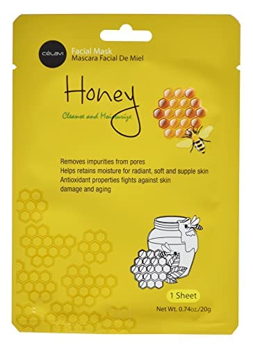 Celavi Essence Facial Face Mask Paper Sheet Korea Skin Care Moisturizing 4 Packs For Each 6 Flavors (New) K-Beauty Skincare 24 M