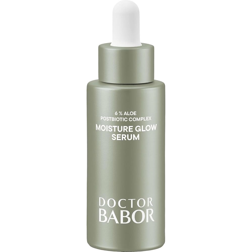 BABOR Microbiomic Moisture Glow Serum, Probiotic Face Serum with Light Reflecting Pigments to Give Skin Radiant Glow, Hyaluronic
