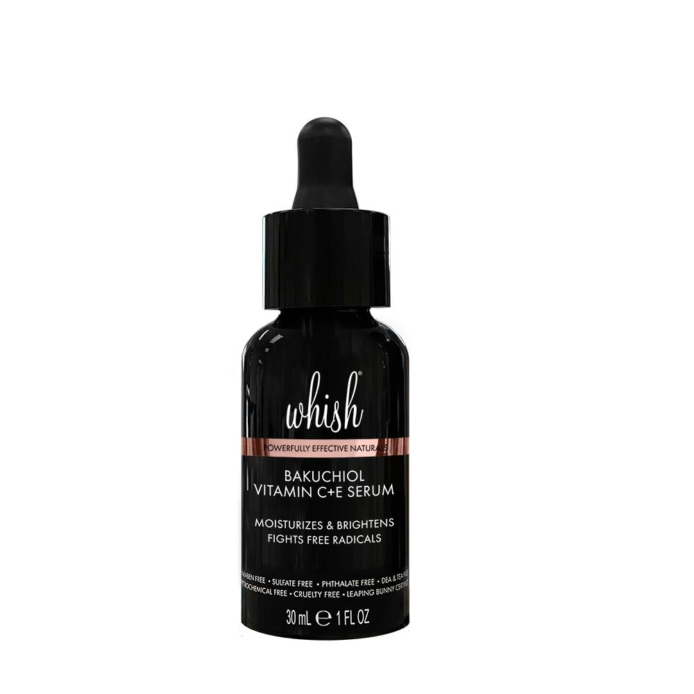 Whish Bakuchiol Vitamin C+E Serum, 1oz