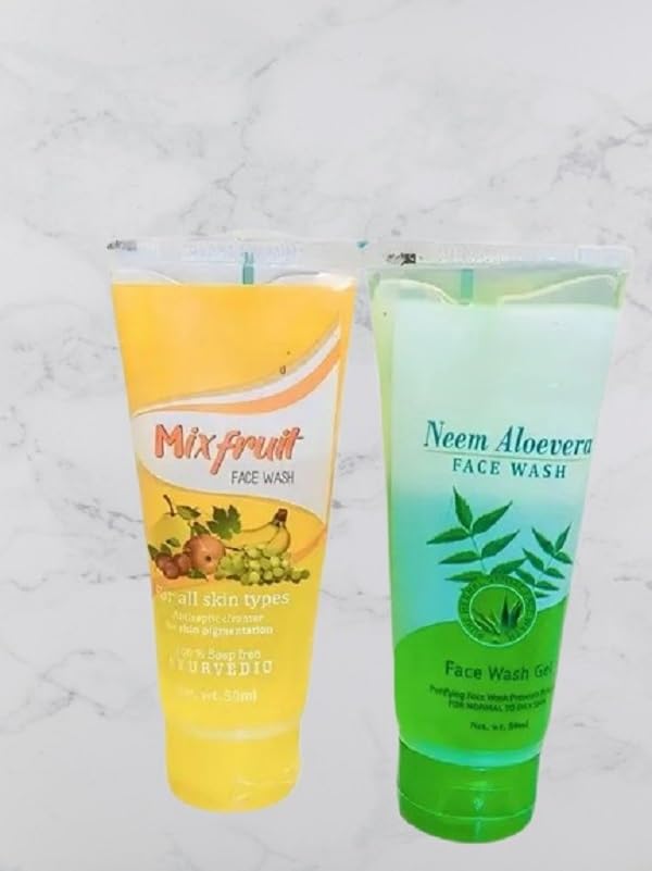 Glamezone Mix Fruit And Neem And Aloevera Face Wash (50 Ml)