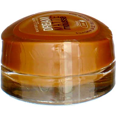 Maybelline Dream Matte Mousse Foundation, Caramel, 0.64 oz (Pack of 2) - Brown, Lightweight & Flawless Finish