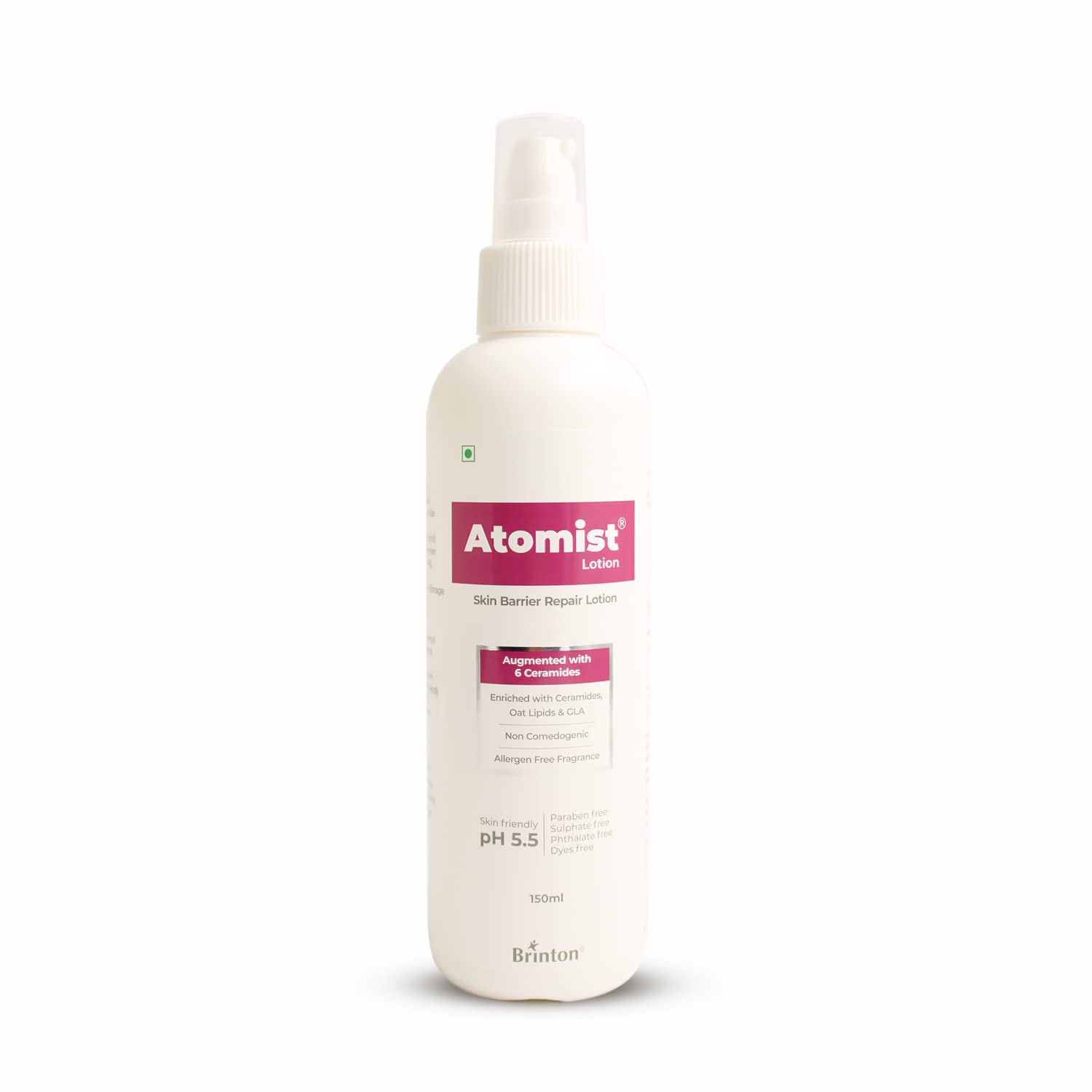 Brinton Atomist Skin Barrier Repair Lotion | Enriched with Ceramides Oat, Lipids and GLA - 150 Gm