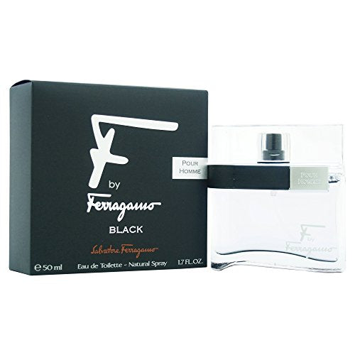 Salvatore Ferragamo F Black Eau De Toilette Spray For Men, 1.7 Fl Oz