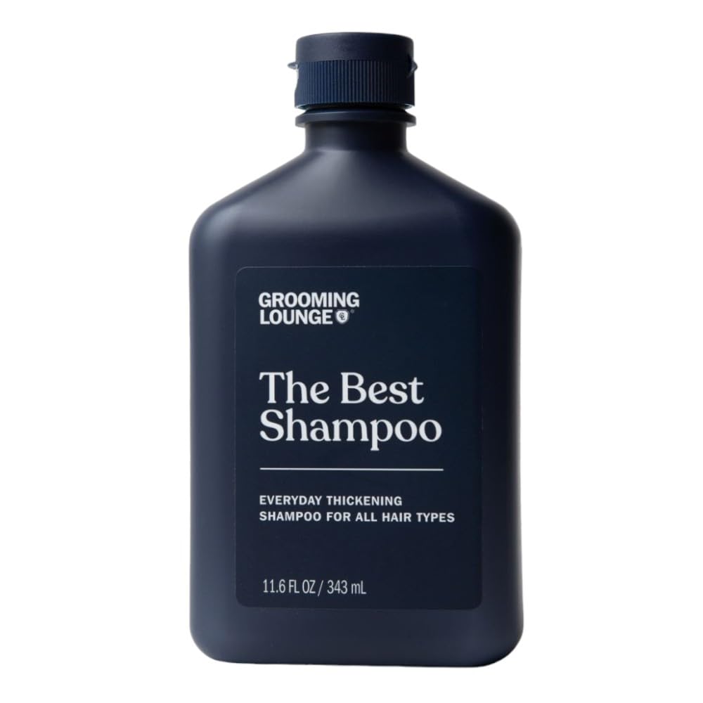 Grooming Lounge The Best Shampoo - Scalp Clarifying, Frizz Control Hair Wash for Men - Promotes Hair Length and Strength - Clean