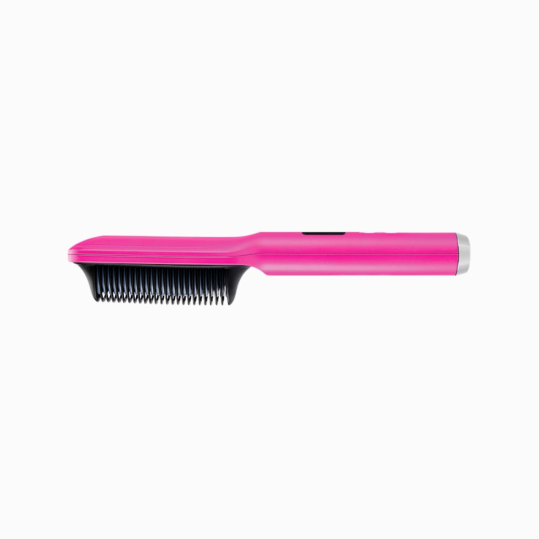 Tyche by Nicka K New York, Chic Hair Straightening Comb, Pink, Up to 410F