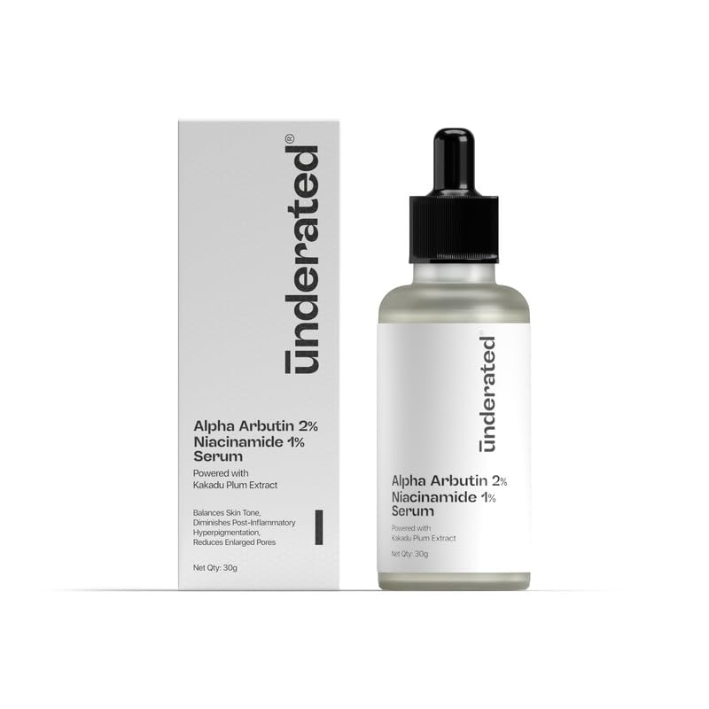 Underated Alpha Arbutin 2% + Niacinamide 1% Serum | Brightening & Skin Tone Correction | With Kakadu Plum Extract | For All Skin